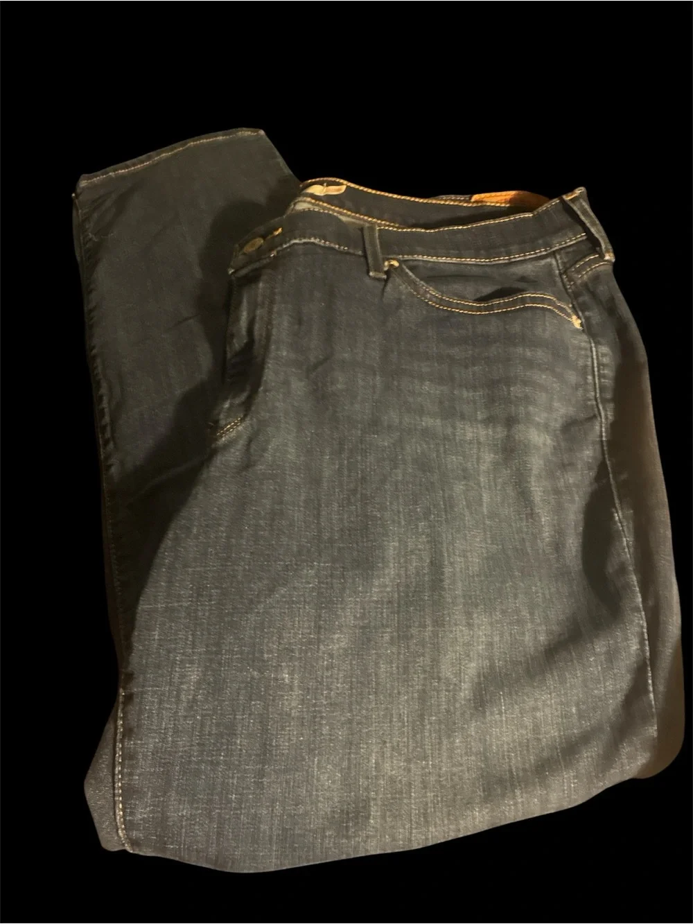 Levi's Classic Straight Leg Jeans Dark Wash Plus Size 20W